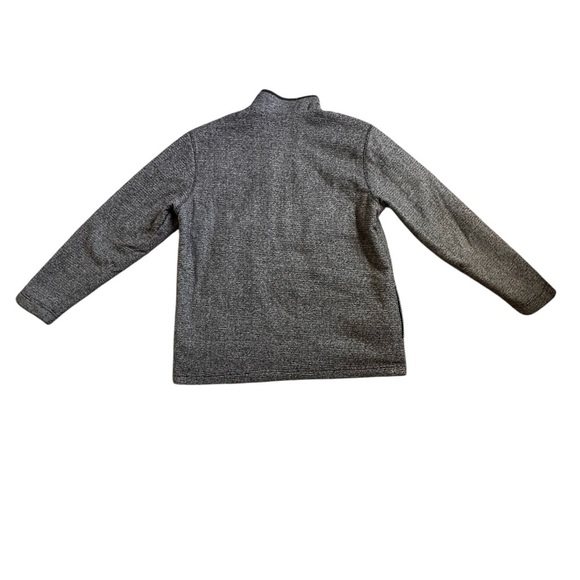Orvis Sherpa Lined Quarter Zip Pullover Sweater Fleece Jacket Men’s Large Black - Picture 3 of 11